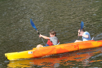 2 concurents en kayak